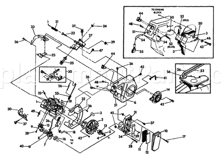 Page D Diagram and Parts List for 9704-0 3,500 XL Briggs and Stratton Generator